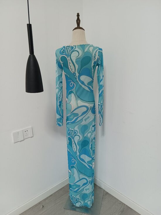 PUCCI Orchidee-print maxi dress - Picture 6 of 9